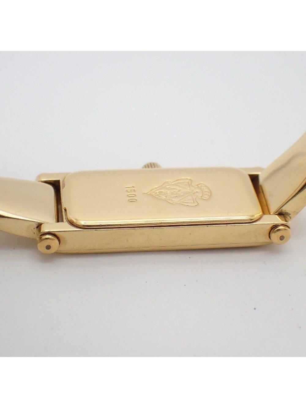 Gucci L Bracelet Watch Quartz Gold Black Dial - Picture 8 of 9